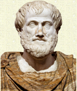 Buste d'Aristote en marbre, copie