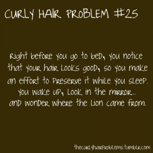 curly, hair, problems