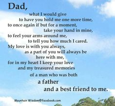 Dad, a father and a best friend to me More