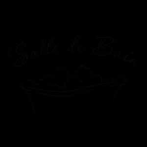 Salle de Bain Tub Wall Quotes™ Decal
