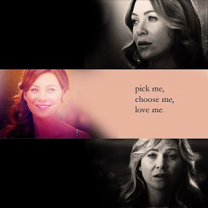 Pick me, choose me, love me. best quote in the whole season