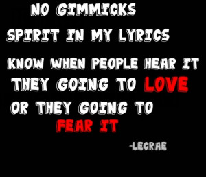 Lecrae- listening to this right now! (Coincidences :D)