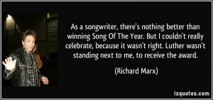 More Richard Marx Quotes