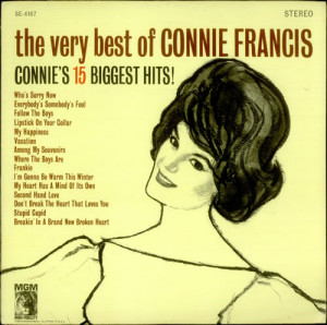 Connie Francis The Very Best Of Connie Francis USA LP RECORD SE-4167