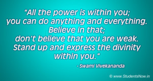 Motivational Quotes For Students By Swami Vivekananda Inspirational ...