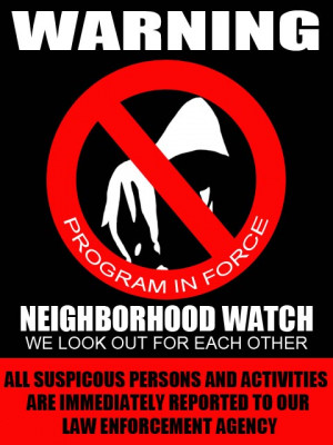 2013 Neighborhood Watch Sign by SignalGuy