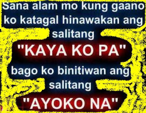 Broken Hearted Love Quotes in Tagalog 2014