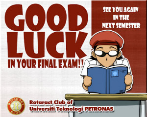 hi everyone as you know our final exams start this week and no study ...