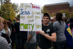 ... are many religious liberals who believe that same sex couples should