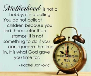 Yes! I love motherhood!