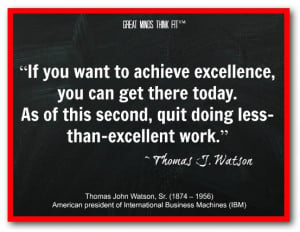 Excellence Quotes
