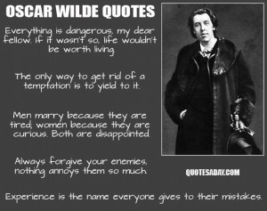 More Oscar Wilde quotes: 