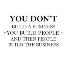 re building and pampering PEOPLE and what comes naturally is building ...
