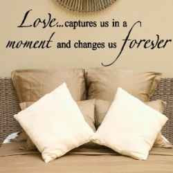 ... quotes to romantic sayings, wall quotes for the bedroom are a great