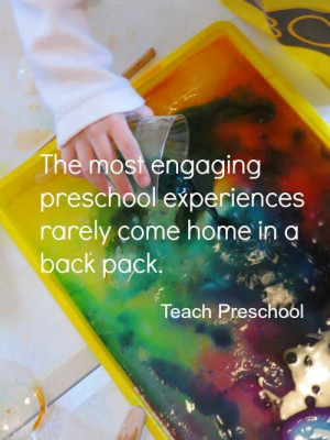 The most challenging preschool experiences rarely.come home in a ...
