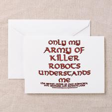 Funny Robot Sayings Greeting Cards