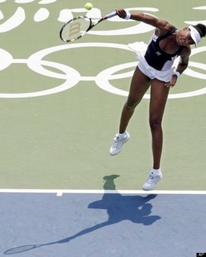... Venus Williams, gold medalist in tennis in 2008 and 2000 #Olympics