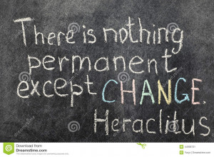 Famous Ancient Greek philosopher Heraclitus quote about change on ...