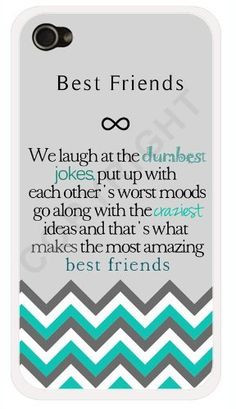 Best Friends Quote iPhone 4 Case - 