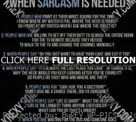 Sarcastic sayings