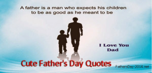 Cute Father's Day Quotes # 2015 From Daughter and Son - Top 10+