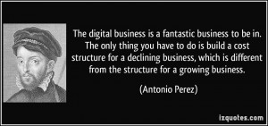 ... business, which is different from the structure for a growing business