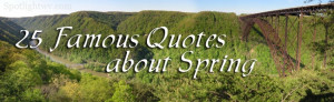 Famous Quotes About Spring