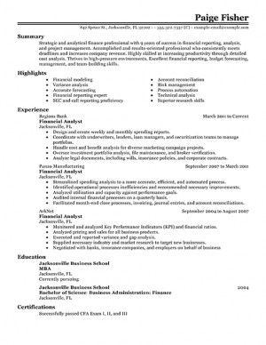 Resume Exandles Financial...