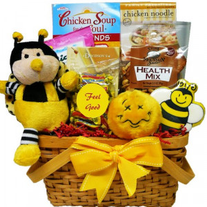 ... Gift Baskets Bee Better Soon Snacks and Treats Gift Basket