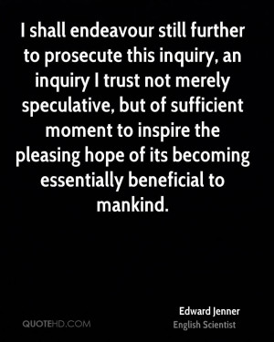 Edward Jenner Trust Quotes