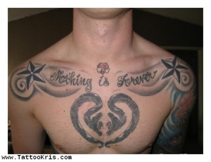 Good Chest Tattoo Quotes For Men 1