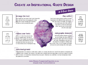 Create inspirational quote design in 5 easy steps