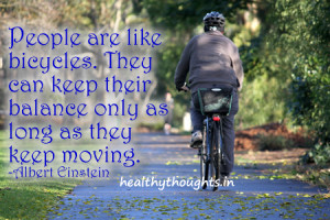 People Are Like Bicycles…