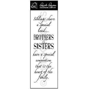 Sibling share a special bond - Vellum Strip