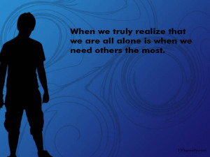 Feeling lonely lonely