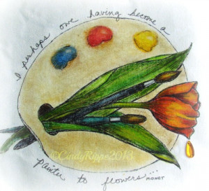 Fabric Painting - The Artist Palette Design Fail (AKA 