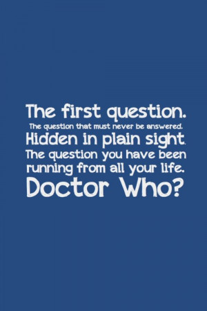 Doctor Who Doctor Who