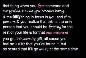 Kiss Quotes: When U Kiss Someone…