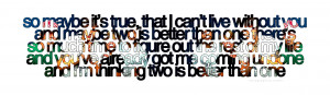 Two Is Better Than One - Boys Like Girls & Taylor SwiftRequest for ...