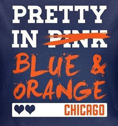 Yep. Blue and orange are much more my colors than pink ;)