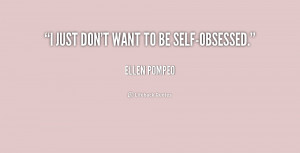Self Obsessed Quotes
