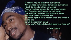 Quote of the Day: Tupac Shakur on Women