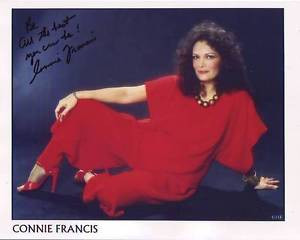 Details about CONNIE FRANCIS Signed VINTAGE POSE Photo w/ QUOTE