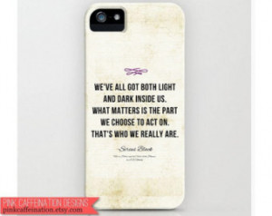 Potter Sirius Black Quote iPh one Case / Cover / Inspirational Quote ...