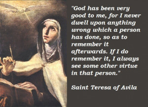 Saint teresa of avila quotes and sayings