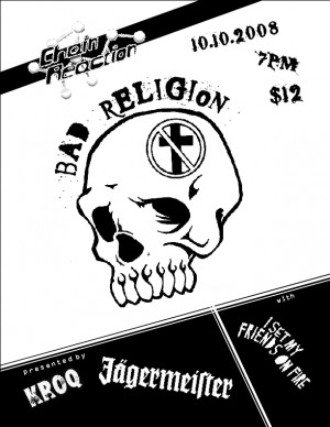 Bad Religion Poster Lfleite