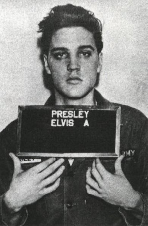 black and white, elvis, elvis presley, handsome, jail, man, mugshot ...