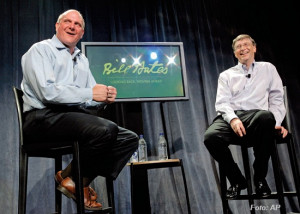 steve ballmer bill gates. Steve Ballmer és Bill Gates.