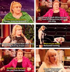 Rebel Wilson♥ - she is hysterical! More
