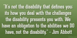 Disability Quotes|Disability|Disabled|People with Disabilities|Quote